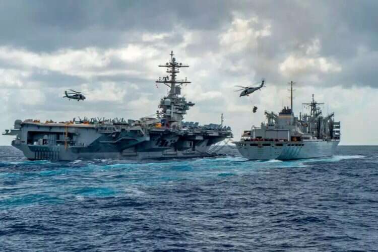 The aircraft carrier USS Abraham Lincoln. Photo: AFP