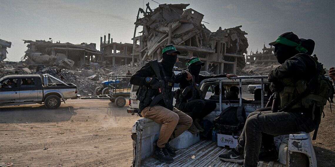 Hamas terrorists in Gaza. Photo: AP This is what Hamas' disarmament would look like