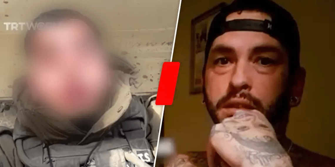 The IDF soldier (L) and interviewer (R) during the unauthorized interview IDF police probe soldier's viral claim of raping Gaza civilians