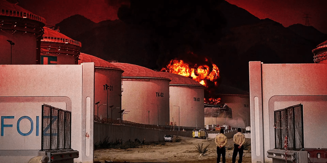 Damage to the Fujairah oil facility in the United Arab Emirates. Photo: Reuters Iran's gamble in the war could bring itself a new enemy