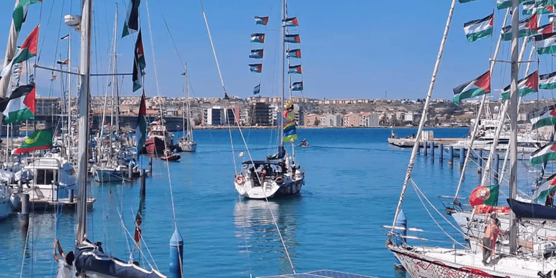 68-vessel flotilla heads for Gaza as Netanyahu convenes emergency security talks