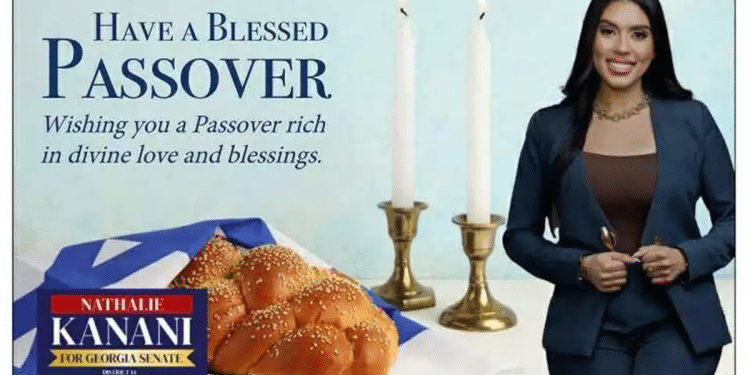 Nathalie Kanani's Passover ad Challah on Passover: Georgia Democrat's ad blunder goes viral