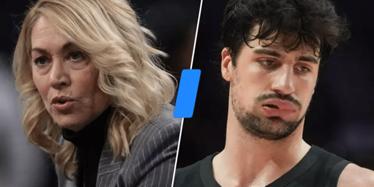 ESPN analyst Doris Burke (L) and Israeli Portland Trail Blazers star Deni Avdija (R) ESPN's Burke called out Avdija for complaining – then the replay proved her wrong