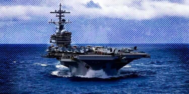 The George H.W. Bush aircraft carrier. Photo: US Central Command Trump ramps up pressure as US-Iran tensions near boiling point