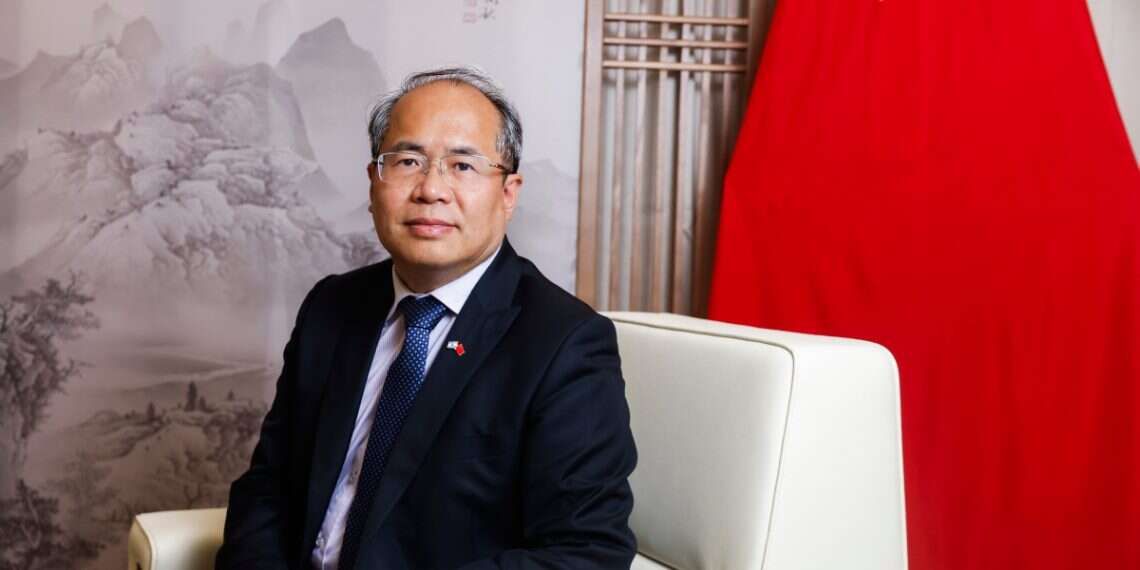 Ambassador Xiao Junzheng during his interview with Israel Hayom, May 20, 2026 'We never sell weapons or provide ammunition to countries at war'