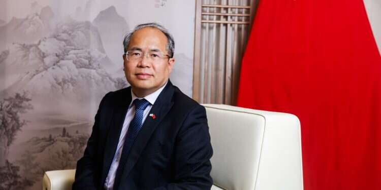 Ambassador Xiao Junzheng during his interview with Israel Hayom, May 20, 2026 'We never sell weapons or provide ammunition to countries at war'