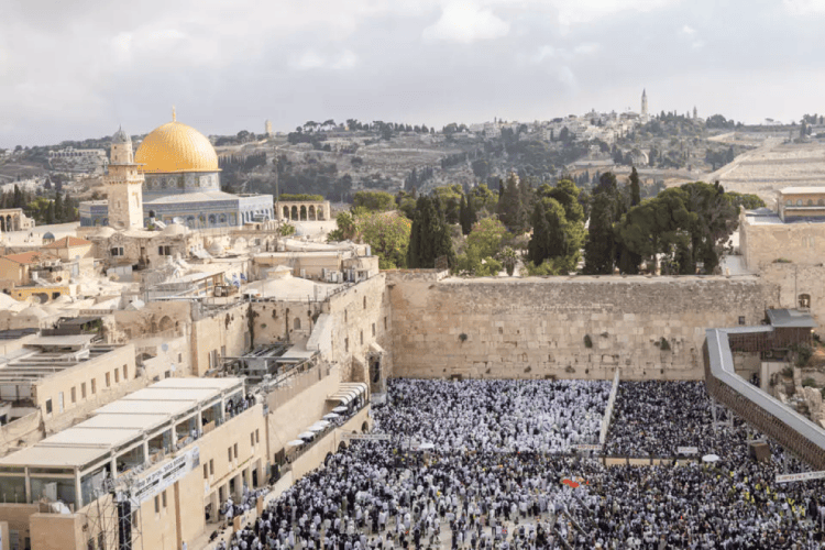 The Western Wall in Jerusalem, Israel