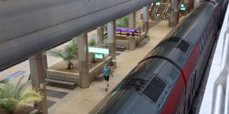The train station at Ben Gurion Airport. Photo: Gideon Markowicz Why is the Start-Up Nation so inaccessible to non-Hebrew speakers?