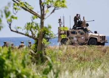 US Marines and the MADIS system. Photo: EPA US Marines and the MADIS system