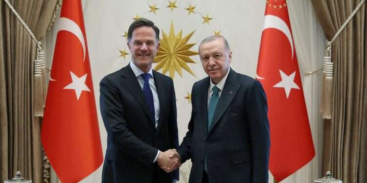 Turkey's President Tayyip Erdogan meets with NATO Secretary General Mark Rutte in Ankara, Turkey, April 22, 2026
Turkey, banker of the banished