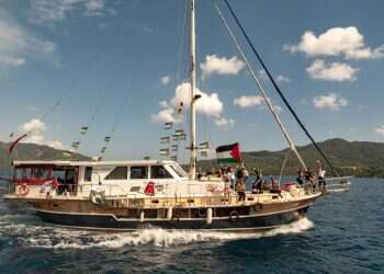Boats belonging to the Global Sumud Flotilla depart for Gaza from the port of Marmaris, Turkey, May 14, 2026 IDF naval commandos begin seizure of Gaza-bound flotilla