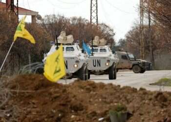 UNIFIL forces in southern Lebanon