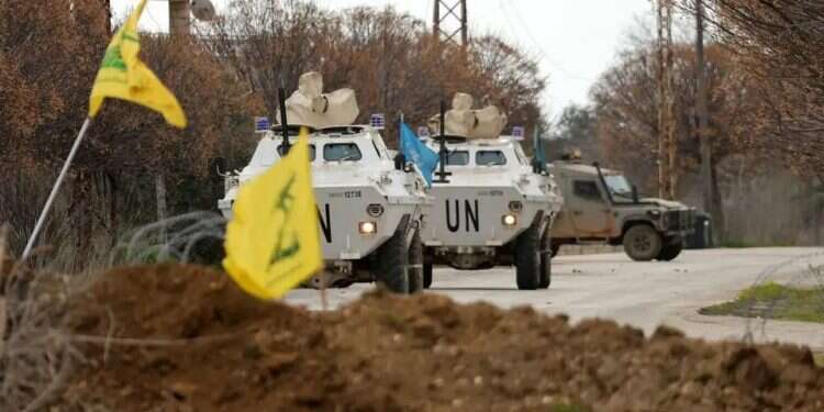 UNIFIL forces in southern Lebanon