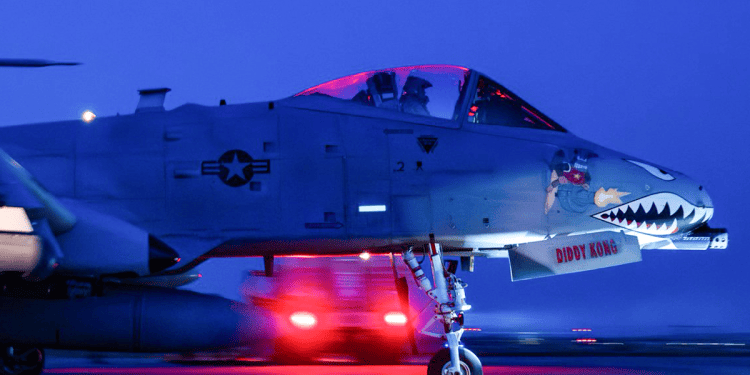 An A-10. Photo: CENTCOM US, Israel weigh strikes on Iranian missile launchers and energy sites after UAE attack