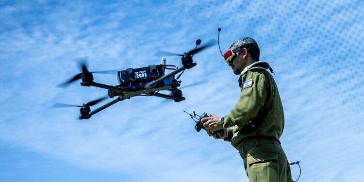 Yiftach Unit teams with one of the drones