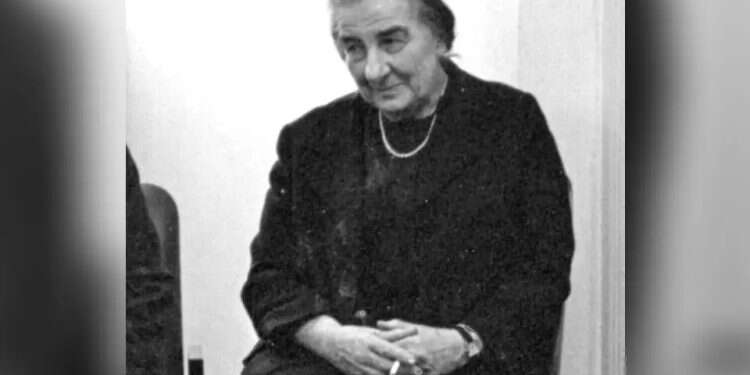 Golda Meir. Photo: Dudu Greenspan Between Golda and Netanyahu