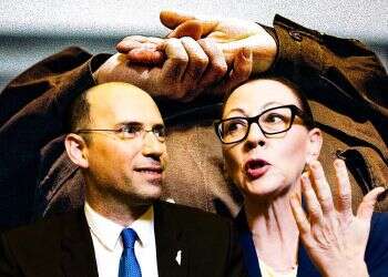 MKs Simcha Rotman (L) and Yulia Malinovsky (R) The coalition-opposition alliance that pushed Israel's Hamas prosecution law into force