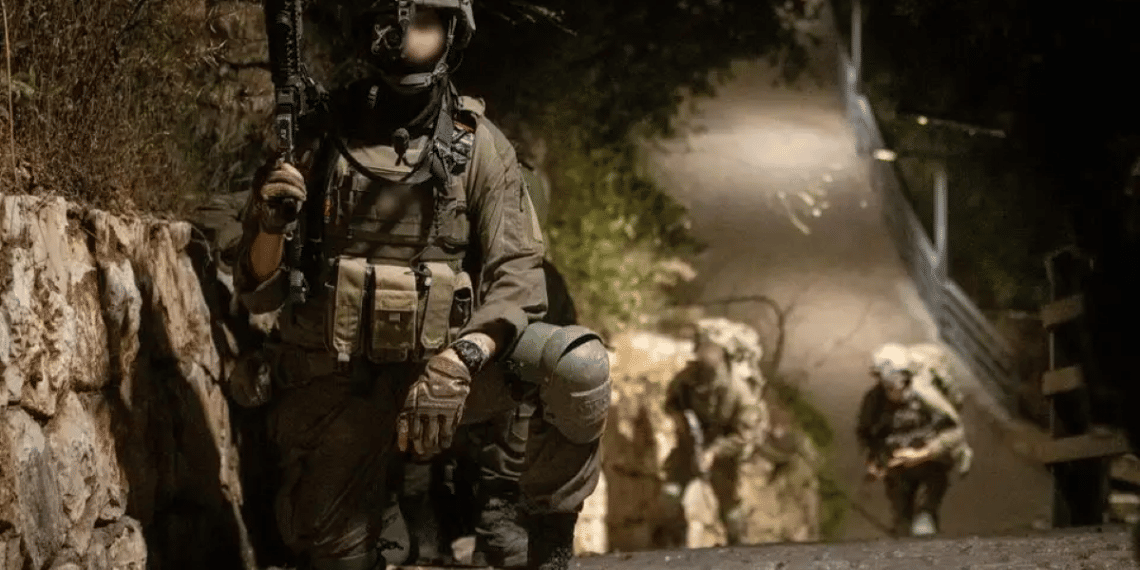 An IDF soldier during an operation in Lebanon Battle beyond Gaza: The unique support system for English-speaking soldiers