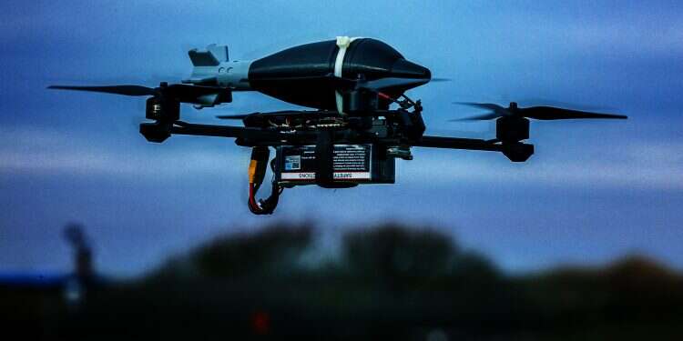 Explosive drone. Photo: AFP Explosive drone