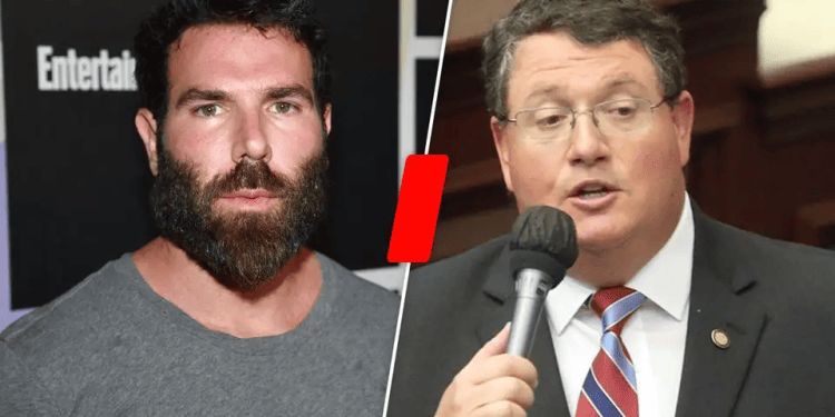 Jewish congressman Randy Fine (R) and 'Instagram king' Dan Bilzerian (L) 'Too fat to fit in the ovens': the congressman facing down Dan Bilzerian