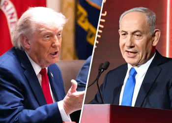US President Donald Trump (L) and Prime Minister Benjamin Netanyahu (R) Tied hands: IDF demolition of underground compound in Lebanon halted at last minute