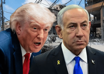 US President Donald Trump (L) and Israeli Prime Minister Benjamin Netanyahu (R) Trump admits his Netanyahu outburst but says partnership remains strong