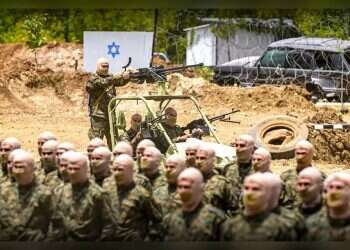 Hezbollah terrorists in Lebanon. Photo AP Iran pressed for ceasefire to save Hezbollah's underground stronghold