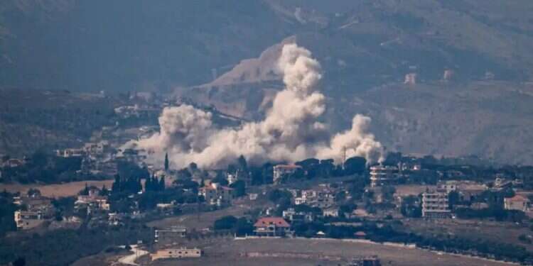 Israeli strike in southern Lebanon. Photo Reuters European diplomat warns Israel is ignoring US red lines in Lebanon
