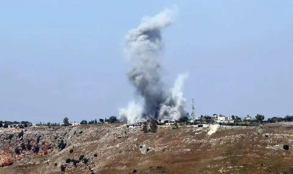 Israeli strike in southern Lebanon. Photo: EPA Israel's Lebanon strategy hits a dead end as IDF faces fire with its hands tied