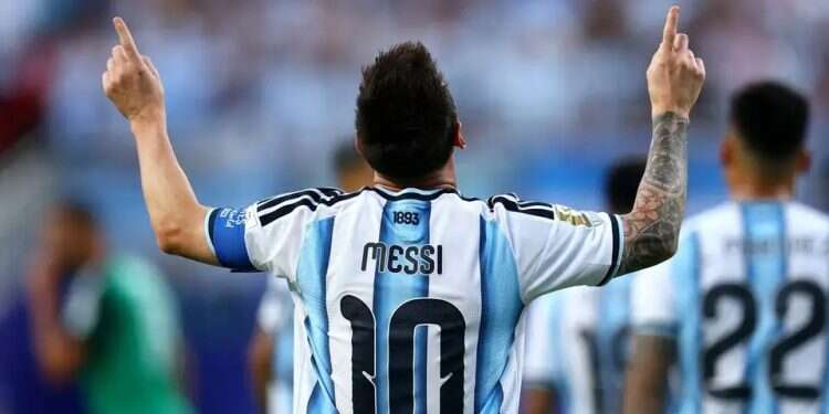 Lionel Messi. Photo: Reuters. Messi makes World Cup history with landmark hat trick