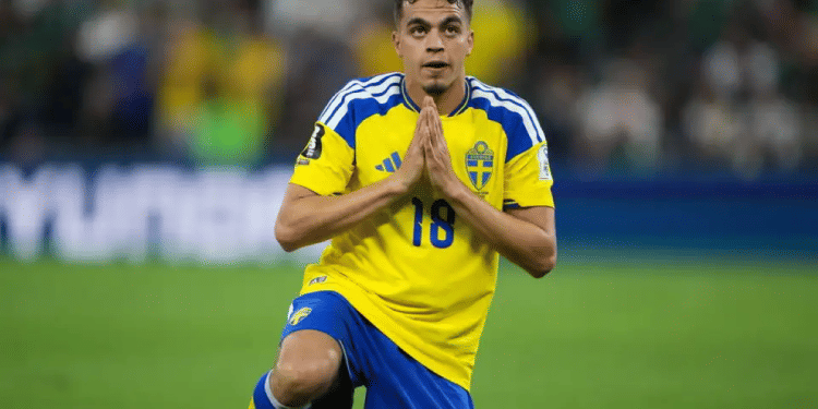 Sweden national team's Yassin Ayari Sweden delivers impressive debut with 5-1 win over Tunisia