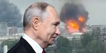 Ukraine launches massive strike on Moscow as Russian capital burns