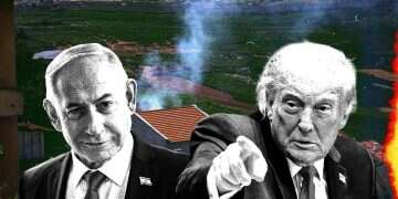 Netanyahu and Trump, with Metula in the background. Photo: Reuters, Ayal Margolin, Yonatan Sindel/Flash90 Israel walks a fine line with US as Iran fuels Hezbollah escalation