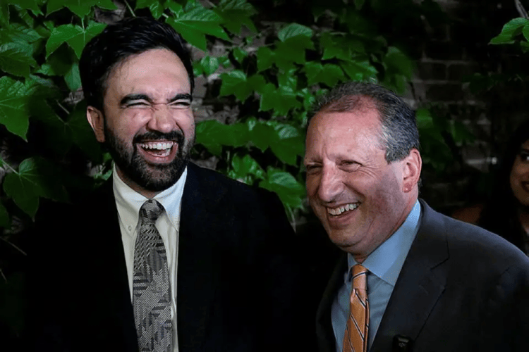 New York City Mayor Zohran Mamdani (L), and Brad Lander (R)