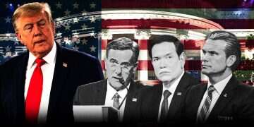 Trump, Rubio, Hegseth and Ratcliffe. Reuters, Getty Images, AFP, EPA Trump weighs purge of Iran deal opponents in his administration