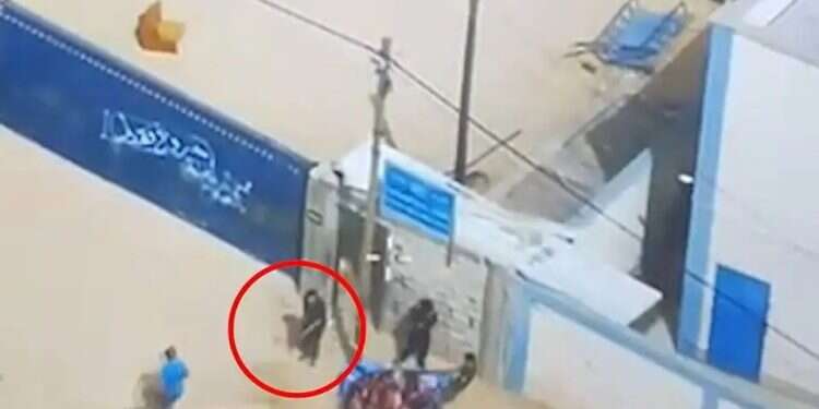 Terrorists operate inside a UNRWA compound (archive). Photo: IDF Spokesperson's Unit USAID watchdog: 101 more UNRWA employees took part in Oct. 7 massacre