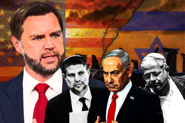 Shift in the US position gives Vance a personal advantage. Photo: Reuters, Oren Ben Hakoon, Yonatan Sindel/Flash90 Sharp shift in US position gives Vance a personal advantage