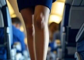 Flight attendant announces: 'To the cute passenger in seat 17D, I have something for you'