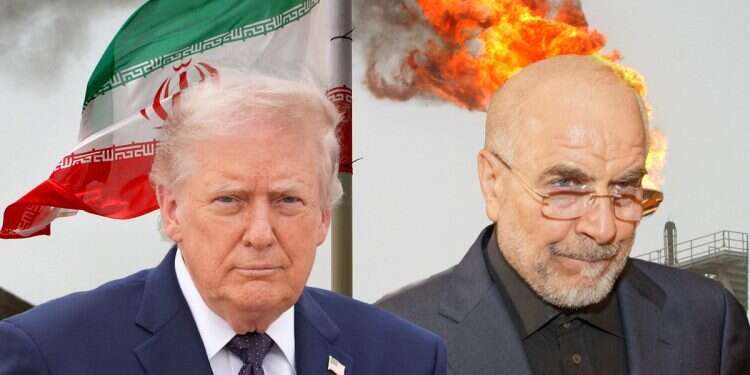 Trump and Ghalibaf. Photo: EPA, Reuters US suspends sanctions on Iranian oil sales under emerging war-ending deal