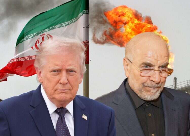 Trump and Ghalibaf. Photo: EPA, Reuters US suspends sanctions on Iranian oil sales under emerging war-ending deal