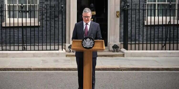 Keir Starmer announces his resignation. Photo: AP UK Prime Minister Starmer announces resignation