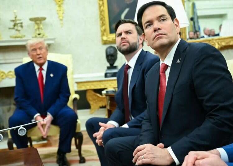 US President Donald Trump, Vice President Vance and Secretary of State Rubio Rubio faces backlash over Iran deal as Vance pushes rival track