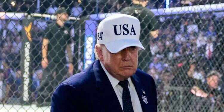 US President Donald Trump at the White House wrestling event. Photo: Reuters The Iran deal is an American failure that endangers Israel