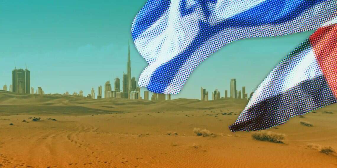 Israel, UAE flags. Photo: Sivan Faraj/Getty Images The Gulf states have moved on, leaving Israel behind