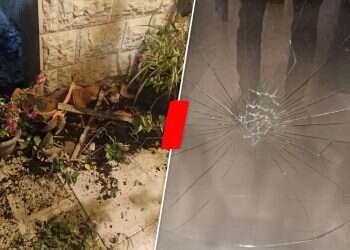 Dozens of Haredi rioters vandalize home of Supreme Court Justice Solberg Haredi rioters vandalize home of Supreme Court Justice Solberg