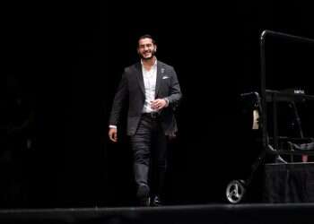 Michigan Democratic candidate for Senate Abdul El-Sayed takes the stage at The People V. The Powerful rally at the Detroit Opera House on July 18, 2026 in Detroit, Michigan 'Favorite Jewish uncle' and the limits of learning from Nazism