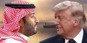 Crown Prince Mohammed bin Salman and Donald Trump. Photo: Reuters, AFP US weighs military pullback from Saudi Arabia
