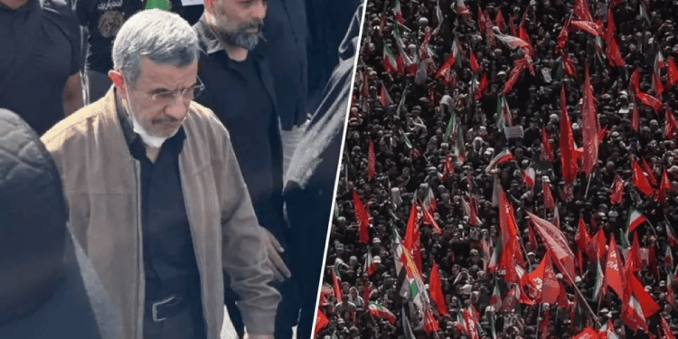 Mahmoud Ahmadinejad (L) attends the funeral of Iran's former Supreme Leader Ali Khamenei A reckless gamble on Ahmadinejad demands a state inquiry