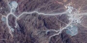 Pickaxe Mountain. Photo Reuters What is Iran's secretive Pickaxe Mountain nuclear site?