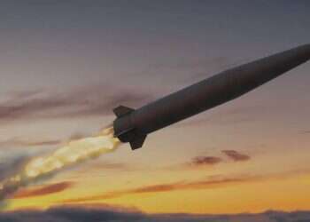 Rendering of a Ukrainian FP-9 missile. Photo: Firepoint Rendering of a Ukrainian FP-9 missile